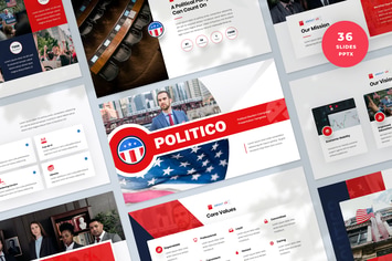 Political Election Campaign PowerPoint Template