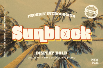 Sunblock Display Bold