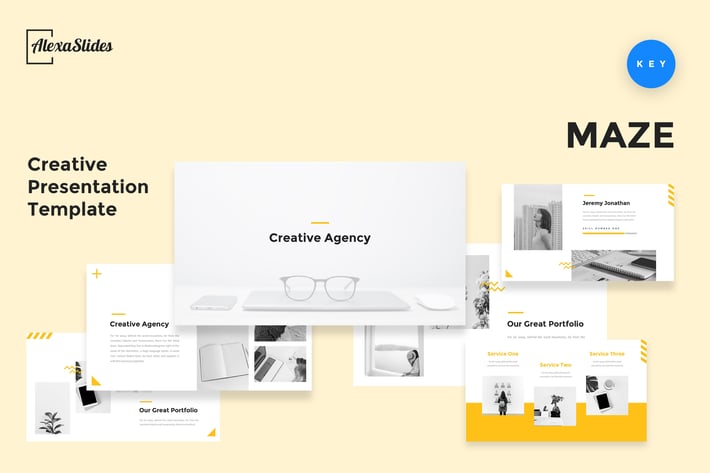 Maze - Creative Keynote Presentation Template