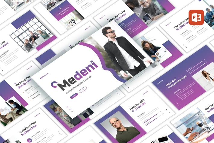 Medeni - Business PowerPoint Template