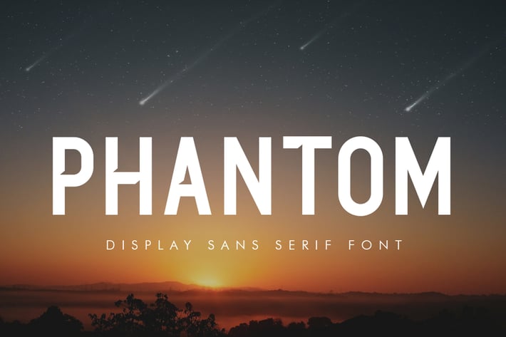 Phantom - Modern Display Font