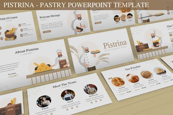 Pistrina - Pastry Powerpoint Template