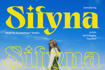 Sifyna Modern Serif Typeface