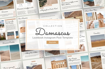 Damascus Instagram Post Template Keynote