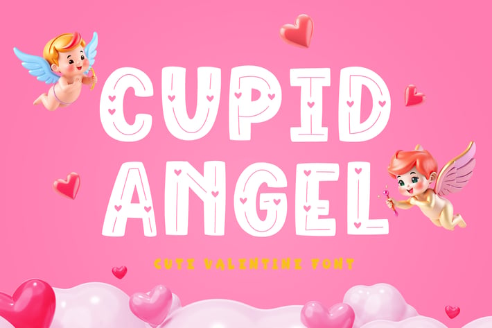 Cupid Angel - Happy Valentine Font