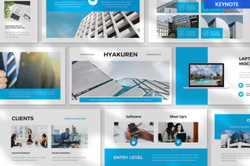 Hyakuren - Business Keynote Template