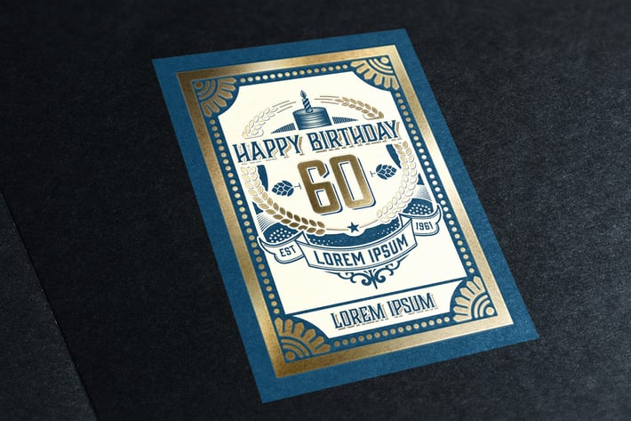 Vintage Happy Birthday Card