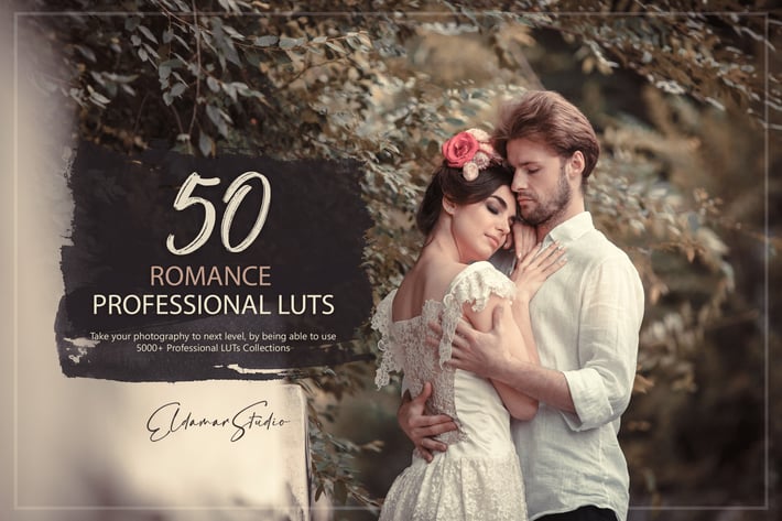 50 Romance LUTs Pack
