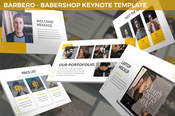 Barbero - Barbershop Keynote Template