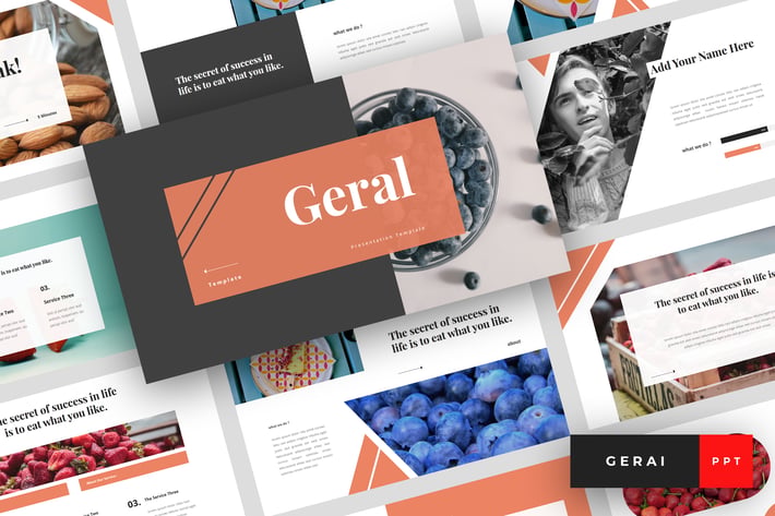 Gerai - Food PowerPoint Template