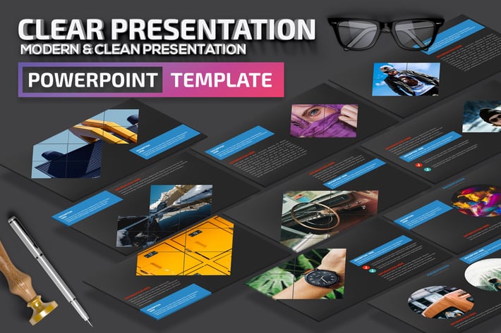 Clear Keynote Presentation Template