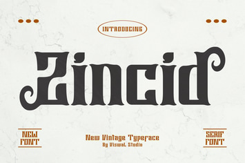 Zincid - Vintage Font