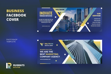 Business R5 Facebook Cover Template