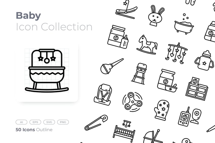 Baby Outline Icon