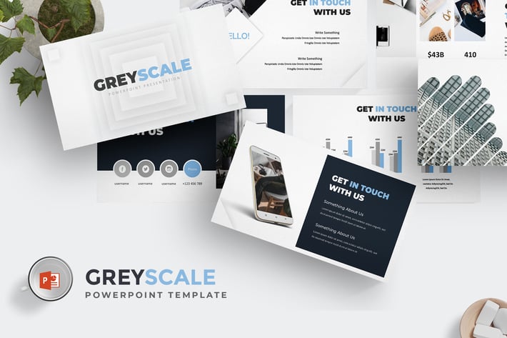 Greyscale - Powerpoint Template