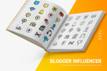 Blogger Influencer - Icons