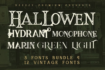 5 Fonts Bundle 4