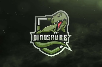 Dinosaure Sport and Esports Logo
