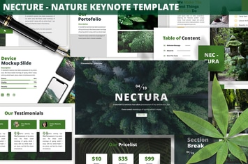 Nectura - Nature Keynote Template