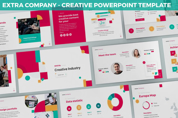 Extra Company - Creative Powerpoint Template