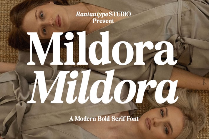 Mildora Modern Bold Serif Font