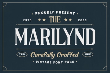Marilynd - Vintage Font Pack