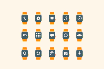15 Smart Watch App Icons