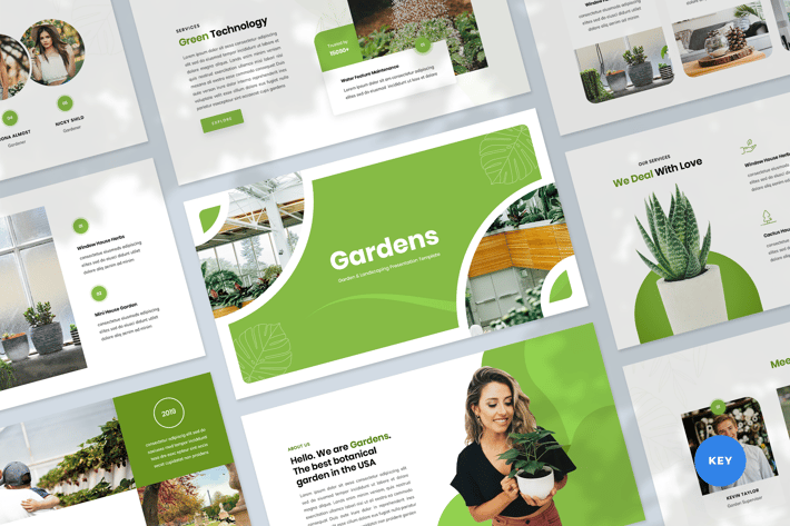 Garden & Landscaping Presentation Keynote Template