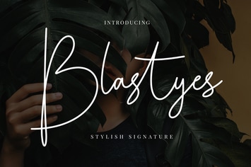 Blastyes Signature Business Font
