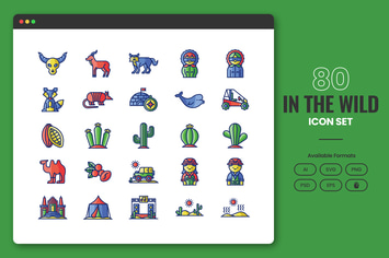 80 In The Wild Icons