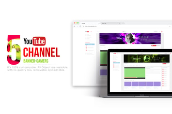Youtube Channel Banners - Gamers