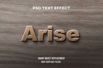 Arise text effect
