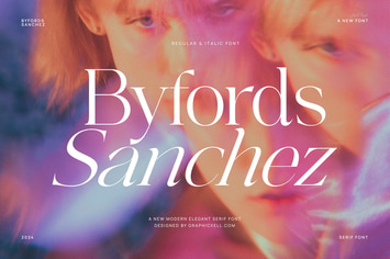Byfords Sanchez Family Serif Font Text