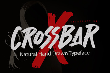 Crossbar - Natural Hand Drawn Typeface