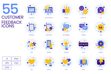 Customer Feedback Icons