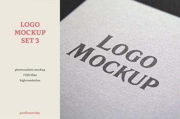 Logo Mockup — Set 3