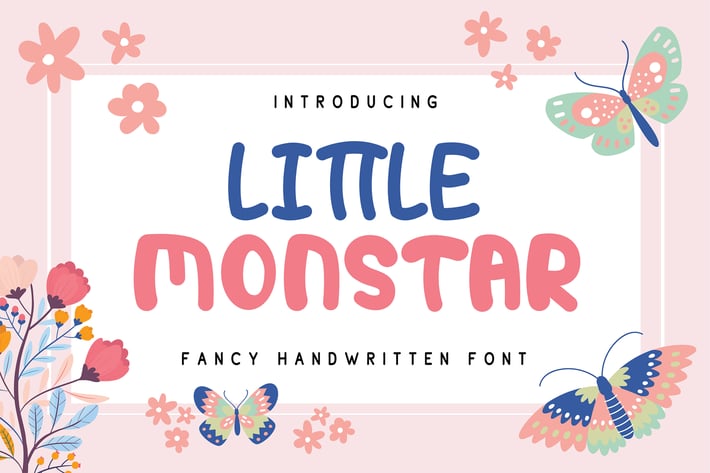 Little Monstar | Fancy Handwritien Font