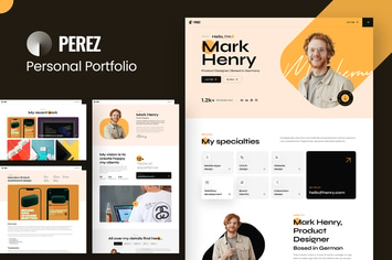 Perez - Tailwind CSS Personal Portfolio Template