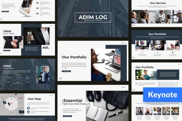 Admin Log Business Keynote