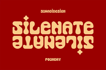 Silenate - Brand Logo Typeface Font