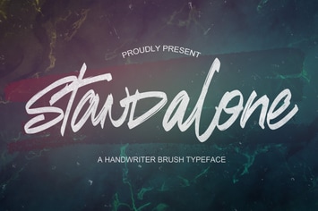 Standalone - Handwritten Brush font 