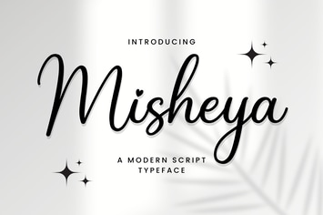 Misheya - A Modern Script Typeface 