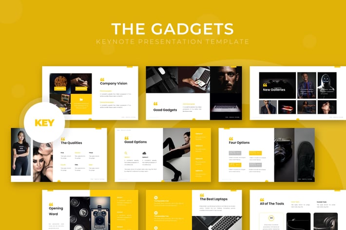 The Gadgets - Keynote Template
