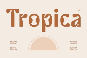 Tropica – Psychedelic Font