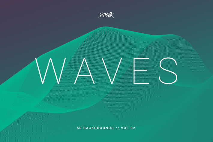 Waves | Network Lines Backgrounds | Vol. 02