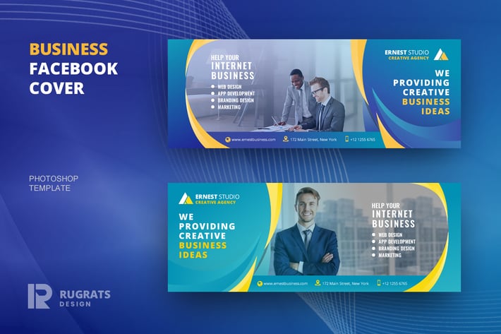 Business R3 Facebook Cover Template