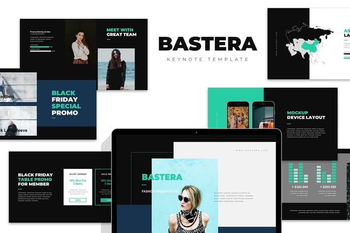 Bastera : Fashion Sale Promo Lookbook Keynote