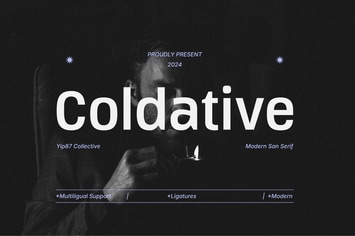 Coldative - Minimal Condensed Sans - Tall Font