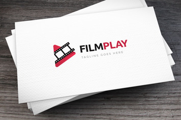 Film Play Logo Template