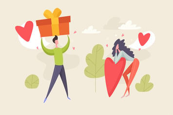 Valentine's Day Illustration Vector